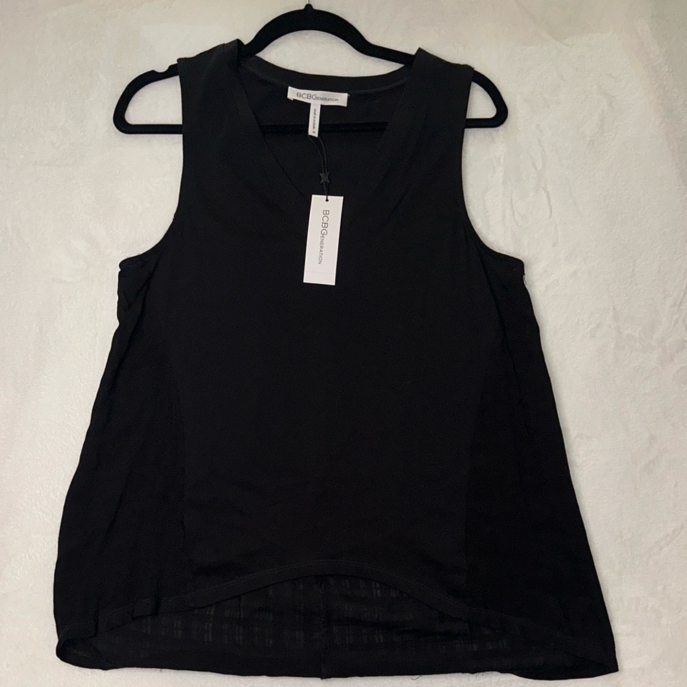 BCBGeneration Black Tank Top